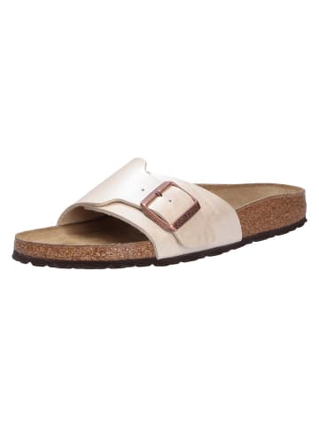 Birkenstock Tieffußbett Pantolette in beige