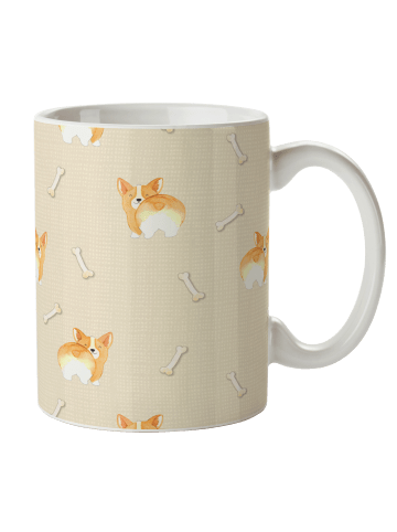 Mr. & Mrs. Panda heißgetränkebecher Corgi Po ohne Spruch in Gelb