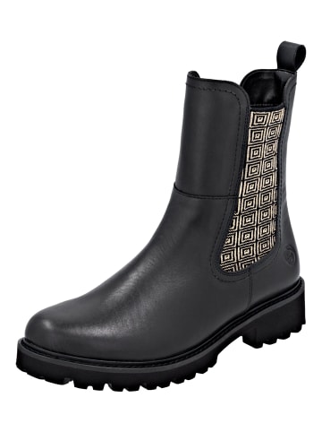 remonte Stiefelette in Schwarz/Gold