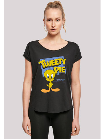 F4NT4STIC Long Cut T-Shirt Looney Tunes Classic Tweety Pie in schwarz