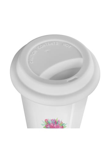 Mr. & Mrs. Panda Thermobecher Pinguin Kokosnuss ohne Spruch in Weiß