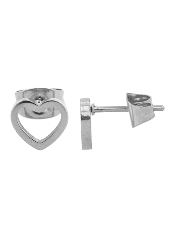 Adeliás Damen Ohrringe – Ohrstecker aus Edelstahl in silber