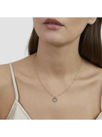 s.Oliver Halskette Pearl Heart in gold