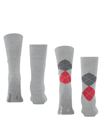 Burlington Socken 2er Pack in Hellgrau