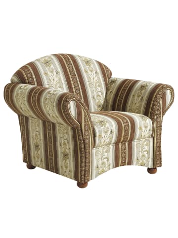 58 aufm Kessel SESSEL Kama Bezug Chenille Buche nussbaum dunkel / braun