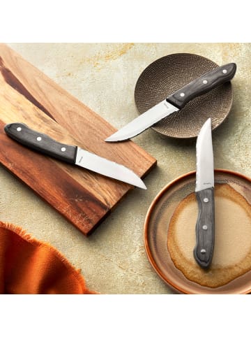 Amefa 3-tlg. Steakmesser Set HERCULE in braun