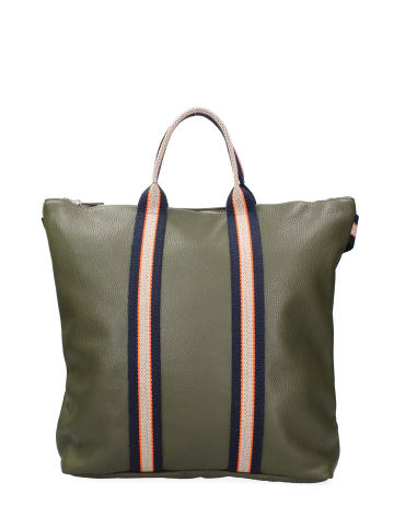 Gave Lux Handtasche, die sich in einen Rucksack umwandeln lässt in DARK GREEN AND BLUE