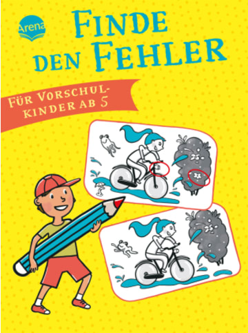 Arena Buch - Finde den Fehler für Vorschulkinder ab 5