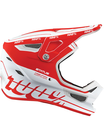 100percent STATUS HELMET in Rot