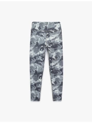 KOTON LEGGINGS in Grau Gemustert