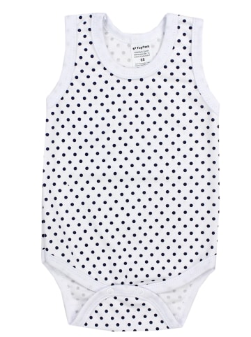 TupTam Baby Mädchen Achselbody 5er Pack in rosa/weiß