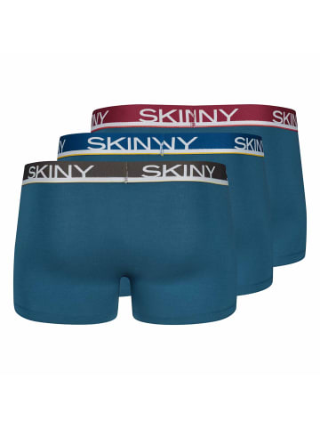 Skiny Boxershort 3er Pack in Blau