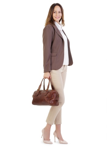 piké Handtasche echt Leder in braun