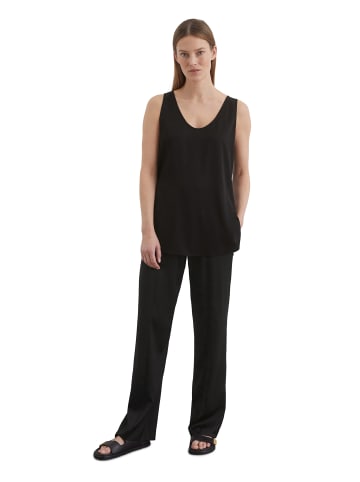 Marc O'Polo Satin-Top regular in Schwarz