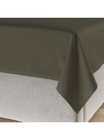 Traumschlaf Spannbettlaken Feinbiber Haustuch Bettlaken in taupe