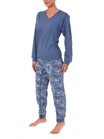 NORMANN Pflegeoverall langarm Reissverschluss - 15981 in blau