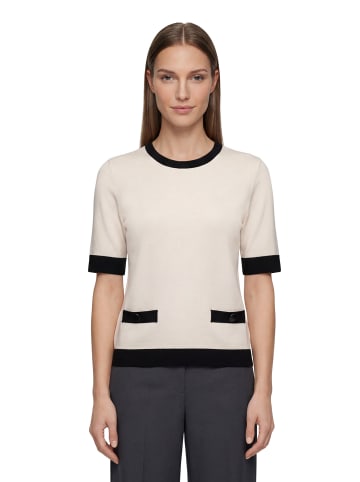 Betty Barclay Strickpullover mit Taschen in Patch Beige/Black