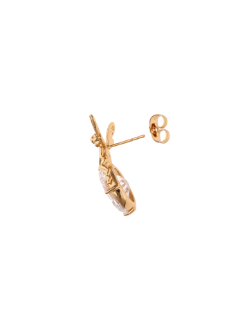 gaya Women Earrings in Rose Gold White