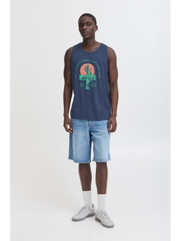 BLEND Rundhalsshirt in Blau
