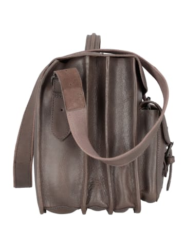 Greenland Nature Nature Aktentasche Leder 40 cm grey