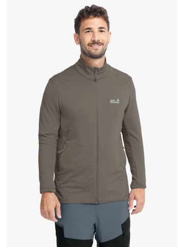 Jack Wolfskin Fleecejacke in braun