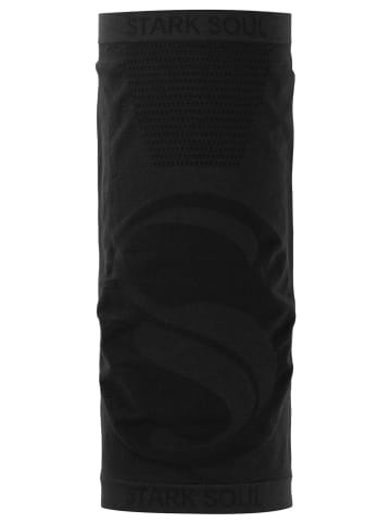 Stark Soul® Seamless Multifunktions Halstuch - Neckwarmer in Schwarz