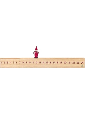 IB Laursen Weihnachtskalender 1-24 aus Holz in natur
