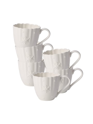 Villeroy & Boch 6er Set Tassen Toy's Delight Royal Classic in 180 ml in weiß