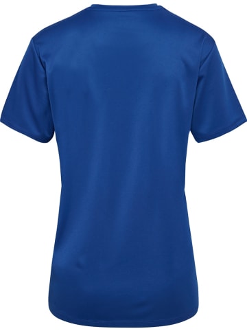 Hummel T-Shirt "Hmlessential Jersey S/S Woman" in Blau