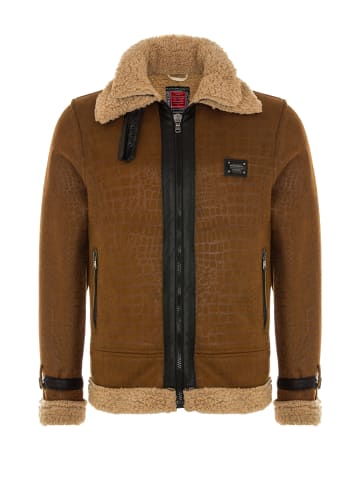 Cipo & Baxx Jacke in BROWN