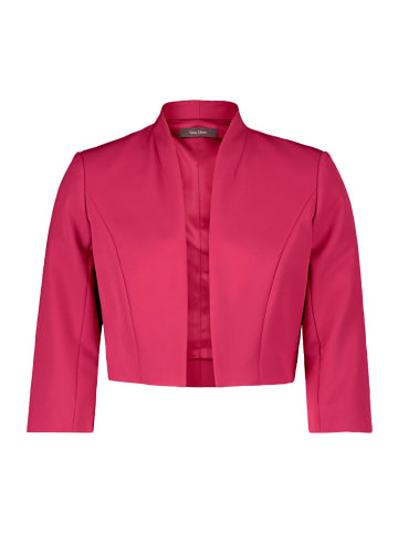 Vera Mont Blazer-Jacke ohne Verschluss in Dark Raspberry
