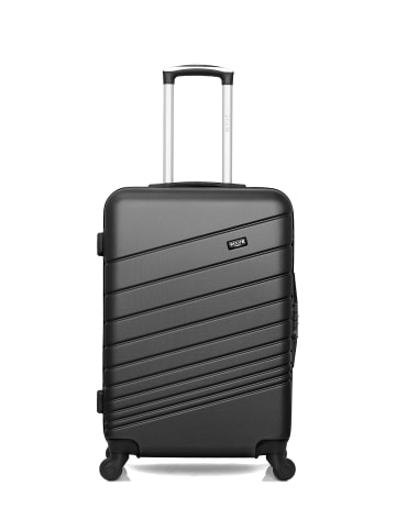 WAVE PARIS Mittelgroßer Hartschalenkoffer TIGRE in Dunkelgrau (64L)