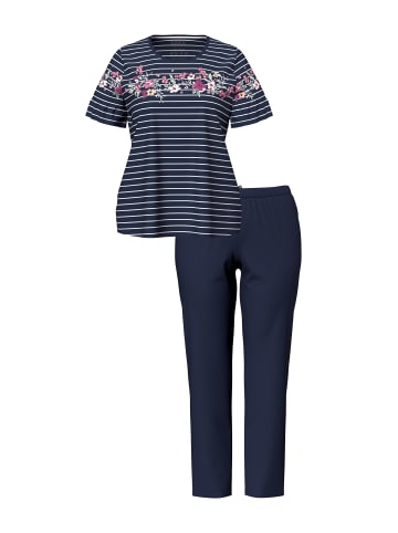Ulla Popken Pyjama in nachtblau