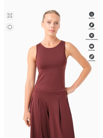 Organication Top "ANNYA" in Bordeaux