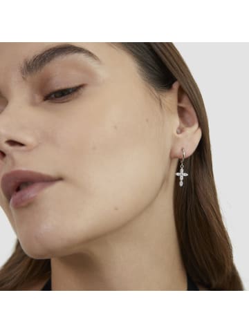 Tamaris Ohrhänger Cross in silber