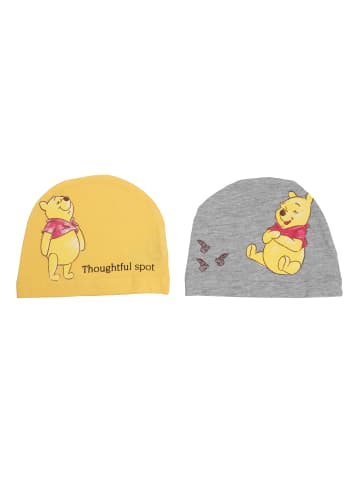 United Labels 2er Pack Disney Winnie Puuh Baby Mütze - Thoughtful spot in Mehrfarbig