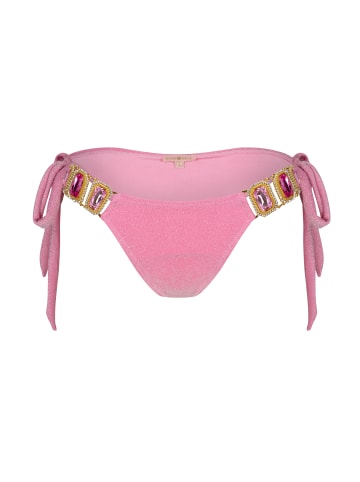 Moda Minx Bikini Hose Lumiere Boujee Tie Side Brazilian in Pink