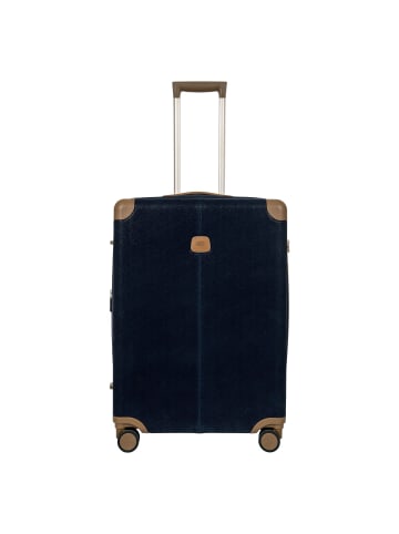 BRIC`s Life 4 Rollen Trolley M 71 cm mit Dehnfalte in blue