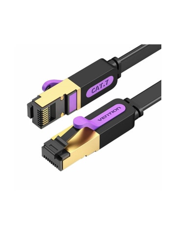 Vention Flaches Netzwerkkabel - Ethernet-Kabel 15 m Schwarz - von in Schwarz