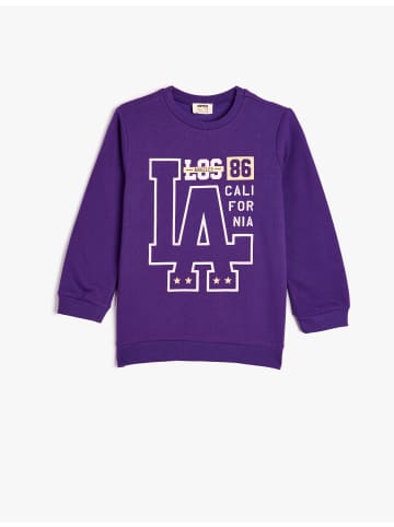 KOTON Sweatshirt in Lila
