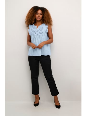 CULTURE Ärmellose Bluse CUtoril in Cashmere Blue