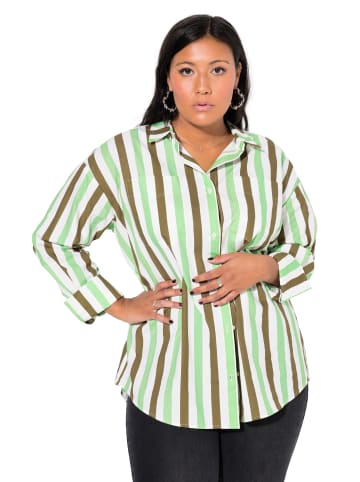 Studio Untold Hemdbluse in dunkles olive