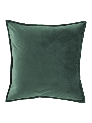 Chic Antique Aix Kissebezug Velour 50x50cm in forest green