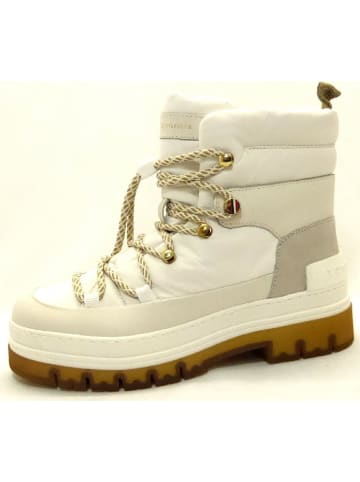 Tommy Hilfiger Schnürstiefelette in weiß