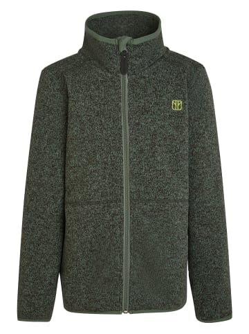 elkline Strickfleecejacke Tricky in greenmelange