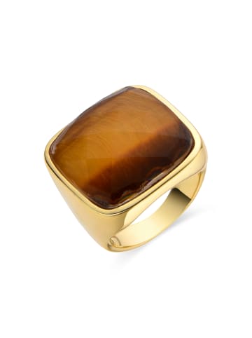 Luxenter Ring Zenshi aus 925er Sterlingsilber-Zenshi brown