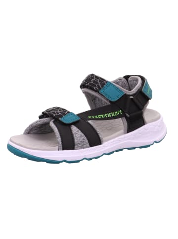 superfit Sandale CRISS CROSS in Schwarz/Grün
