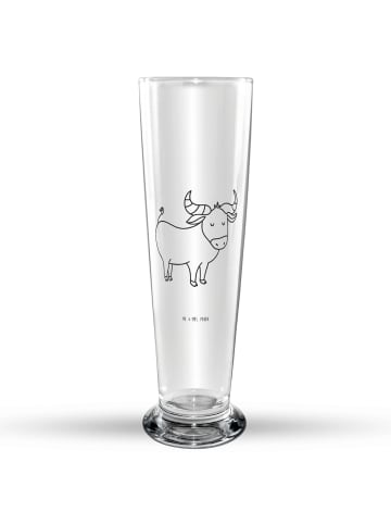 Mr. & Mrs. Panda Bierglas Sternzeichen Stier ohne Spruch in Transparent