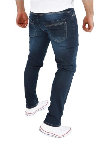 Yazubi Sweathose in Jeans-Optik Erik in Dunkelblau