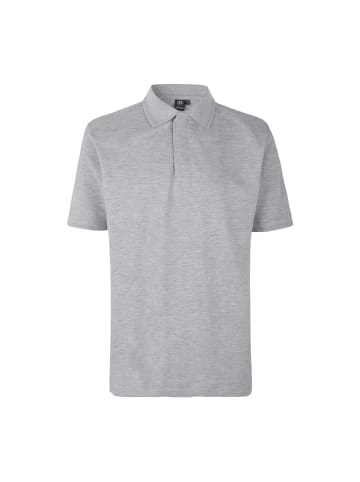 PRO Wear by ID Polo Shirt druckknopf in Grau meliert